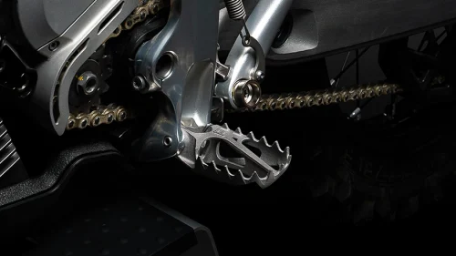 Titanium footpegs